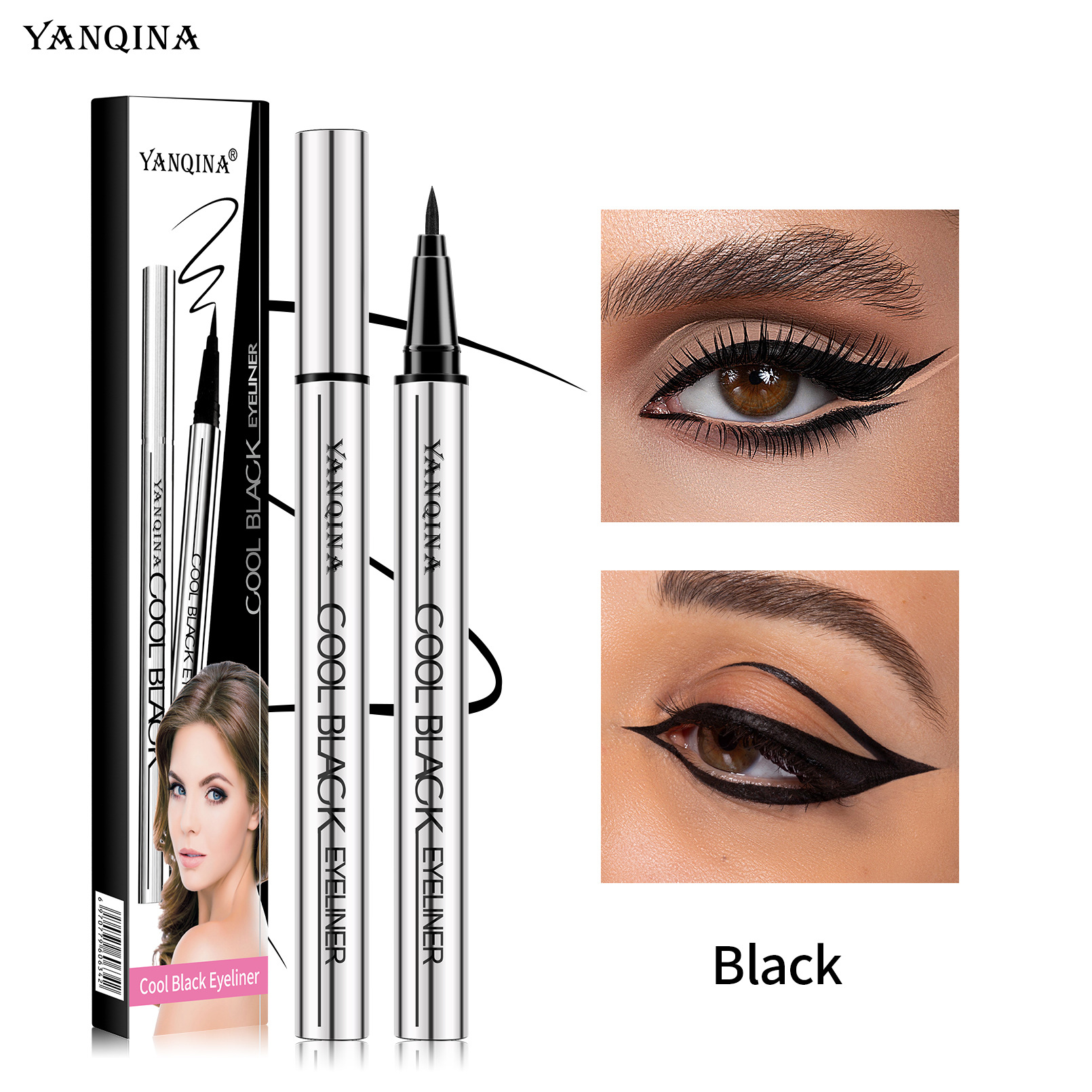 Long-lasting Waterproof Eyeliner - Vegan, 24H Smooth & Lightweight Creamy