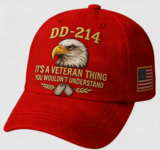 DD-214 Veteran 3D Embroidered Cap