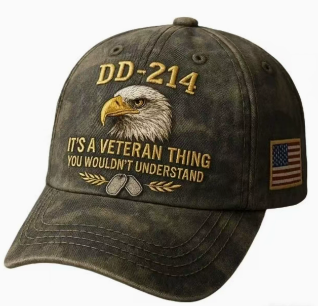 DD-214 Veteran 3D Embroidered Cap
