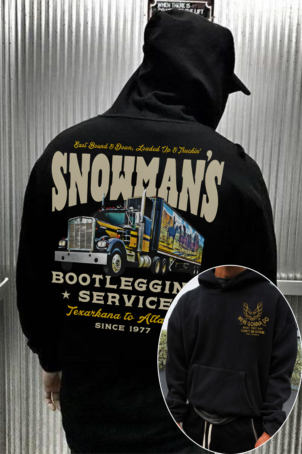 Smokey and the Bandit Movie Hoodie For Men