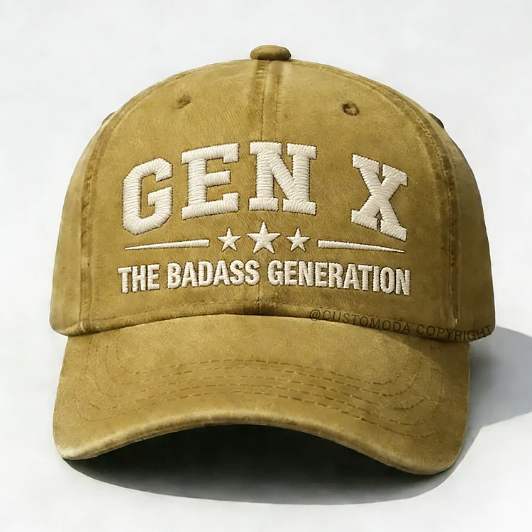 Gen X The Badass Generation Embroidery Cap