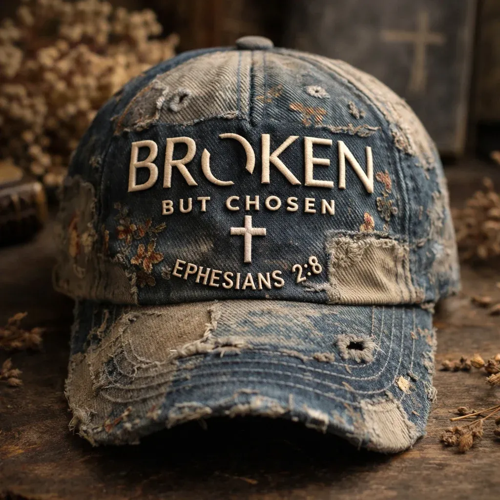 “BROKEN BUT CHOSEN — God doesn’t erase your past, He transforms your destiny.” ✝️