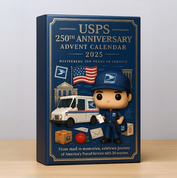 USPS 250th Anniversary 2025 Advent Calendar