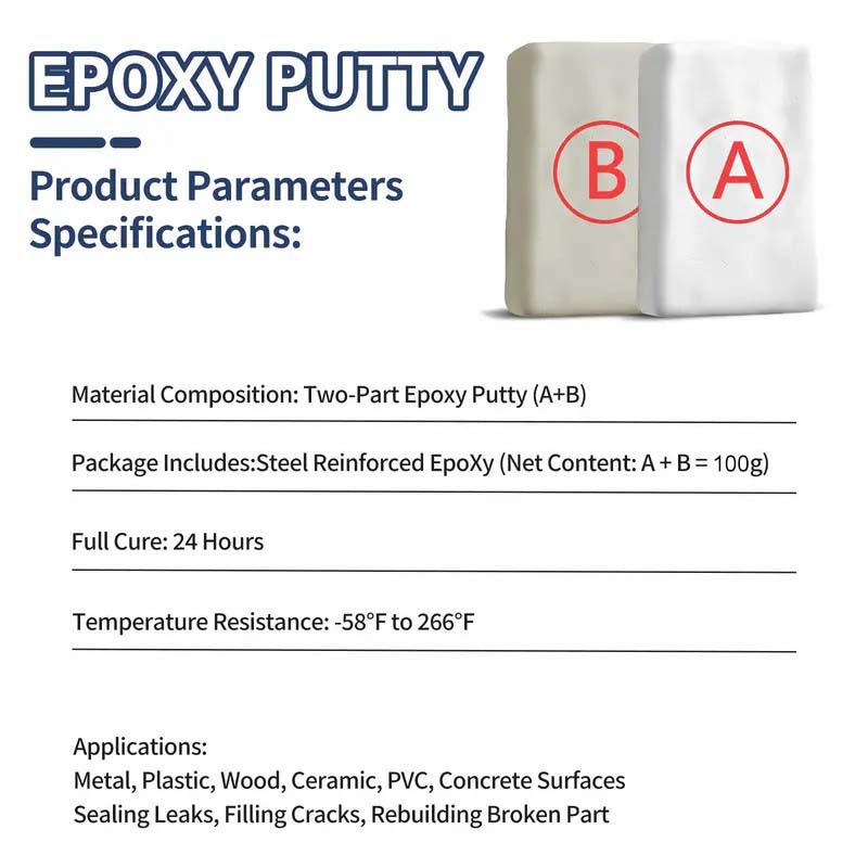 🏠Steel Reinforced Epoxy Repair Putty — Universal Glue for Metal, Wood, Plastic