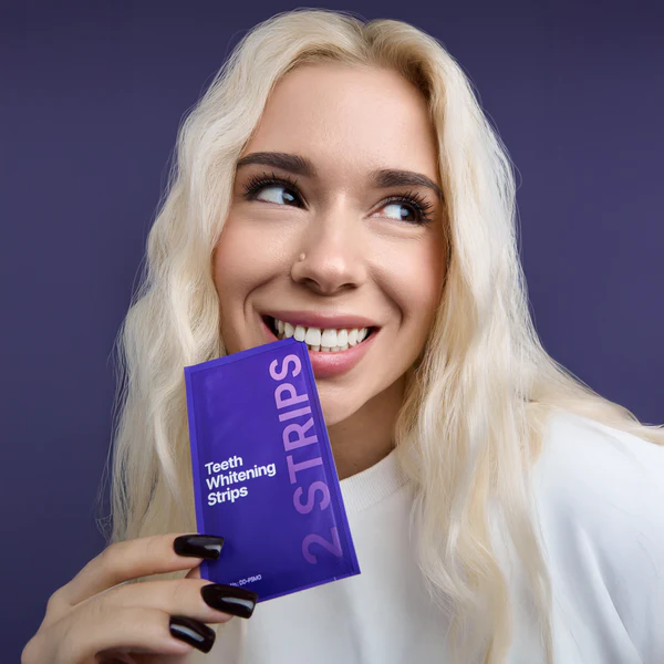 Purple Teeth Whitening Strips