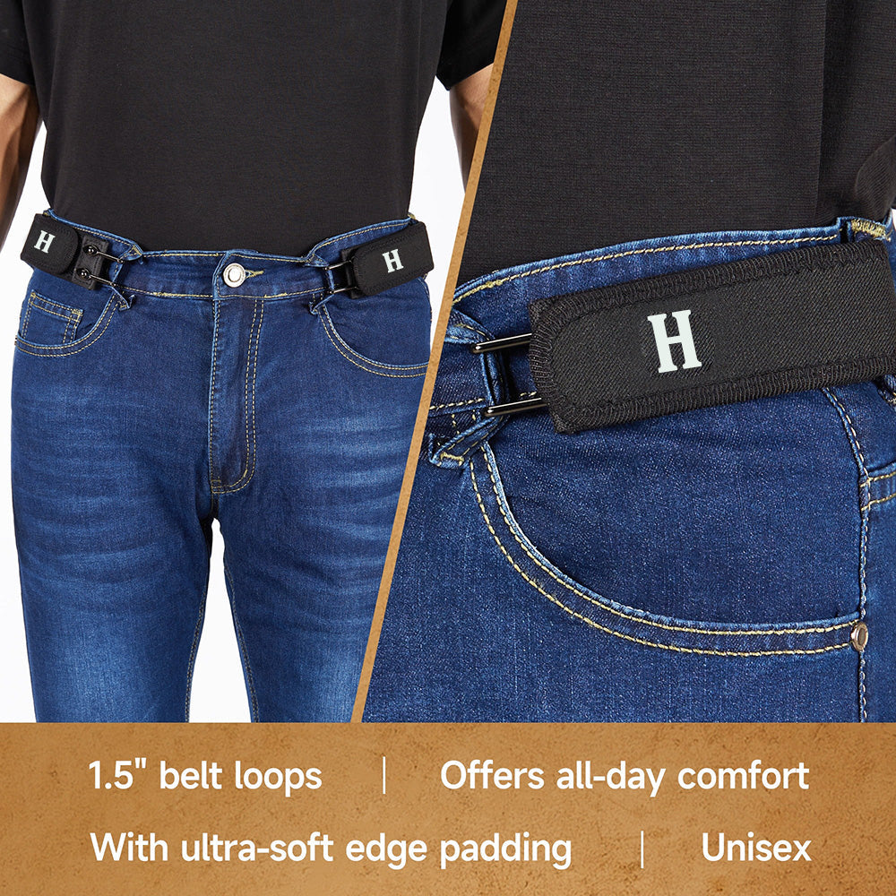 ⏰ 70%OFF ONLY TODAY!  Tactical Elastic Belt No Buckle Invisible Design | Soft Adjustable Side Tactical Belt