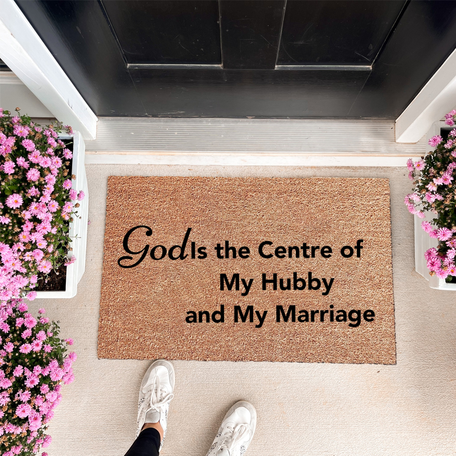 PVC Backed DoormatGod Is The Centre of Marriage
