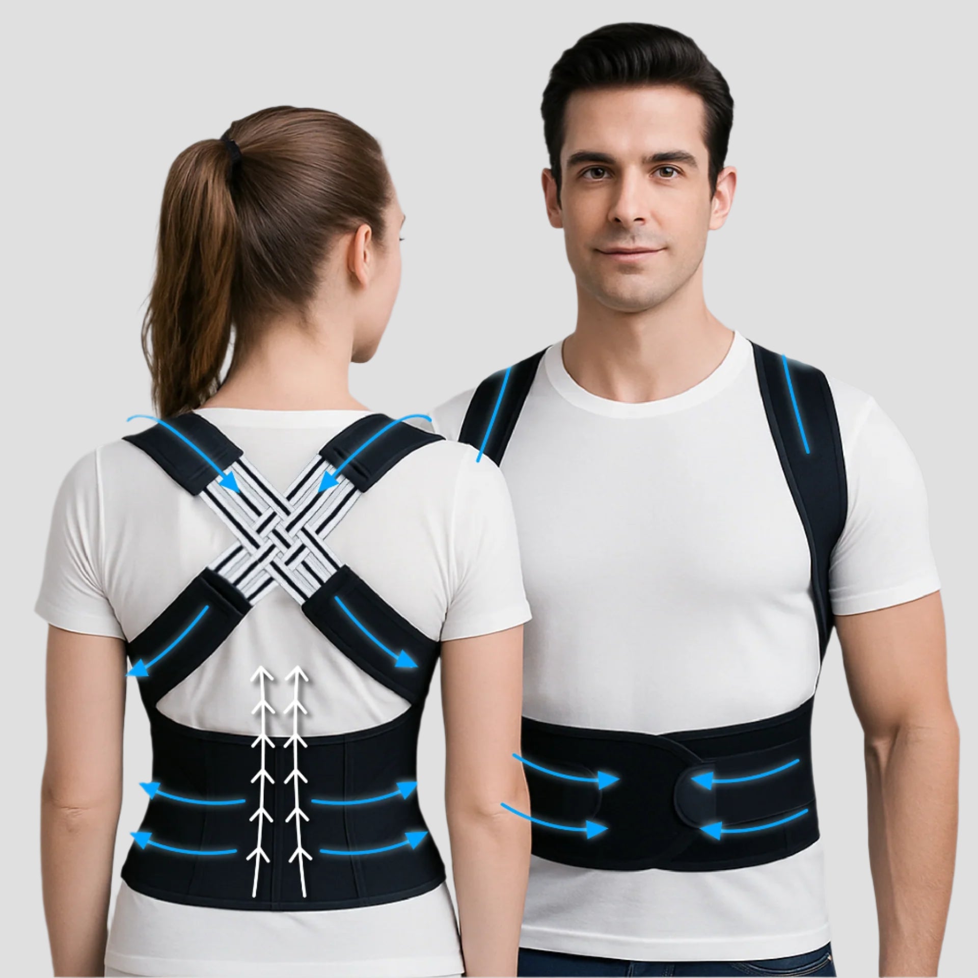 Backbone Correction Device: Shoulder Opening and Back Shaping Posture Corrector