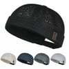 BUY 2 GET 1 FREE - Men’s Breathable Brimless Docker Hat – Lightweight Mesh Skull Cap for Summer Outdoor Wear - Black / BUY 1