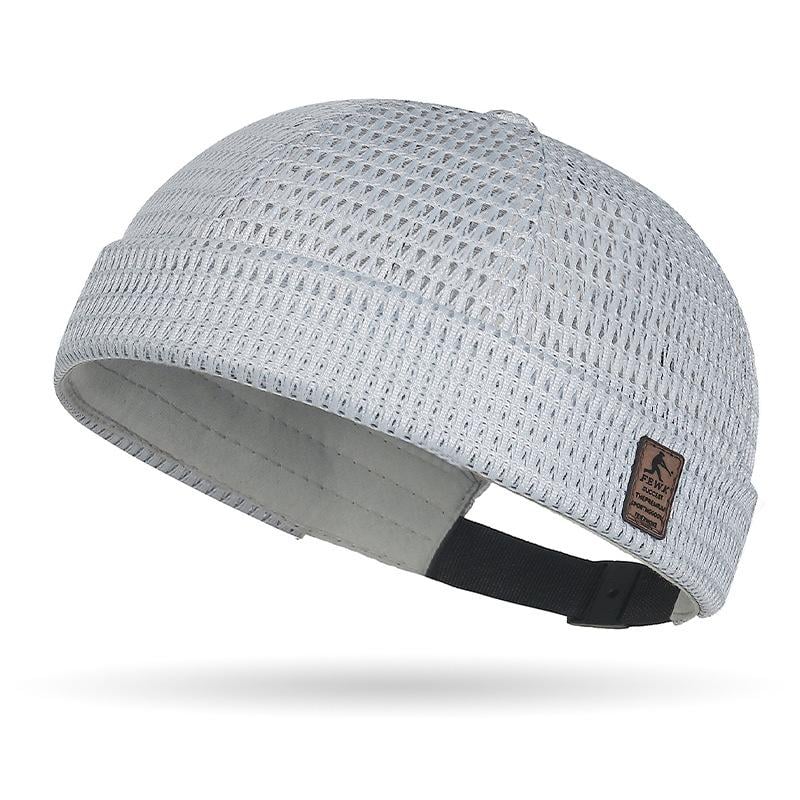 BUY 2 GET 1 FREE - Men’s Breathable Brimless Docker Hat – Lightweight Mesh Skull Cap for Summer Outdoor Wear - Black / BUY 1