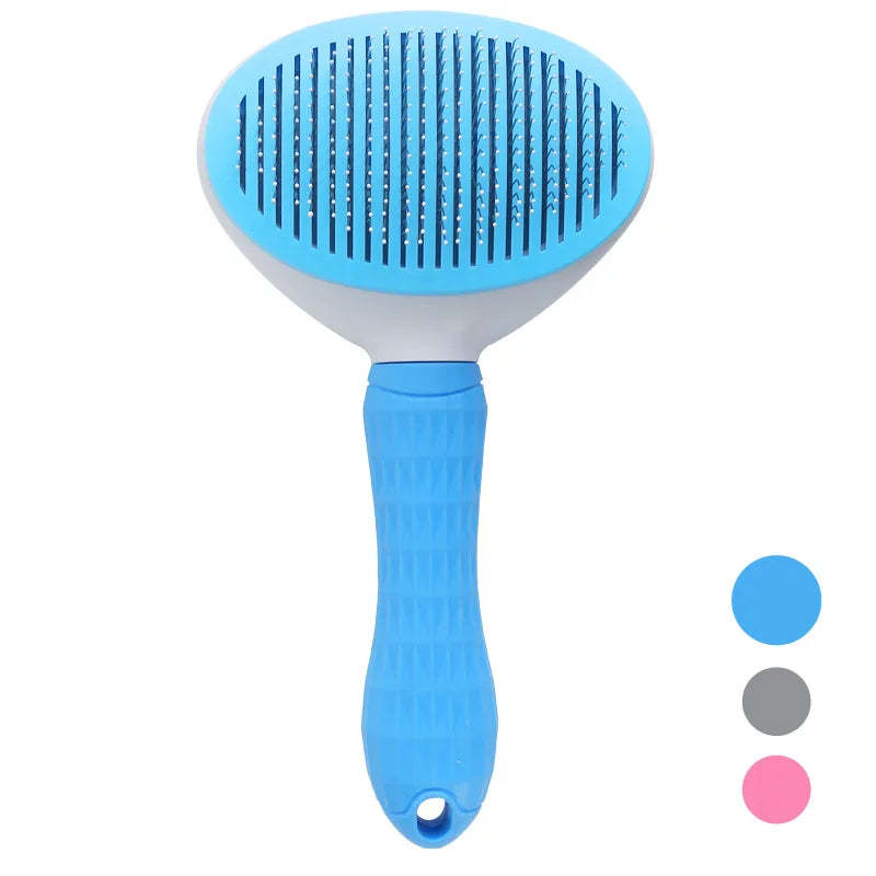  Self-Cleaning Slicker Brush — Remove Pet Hair in Seconds
