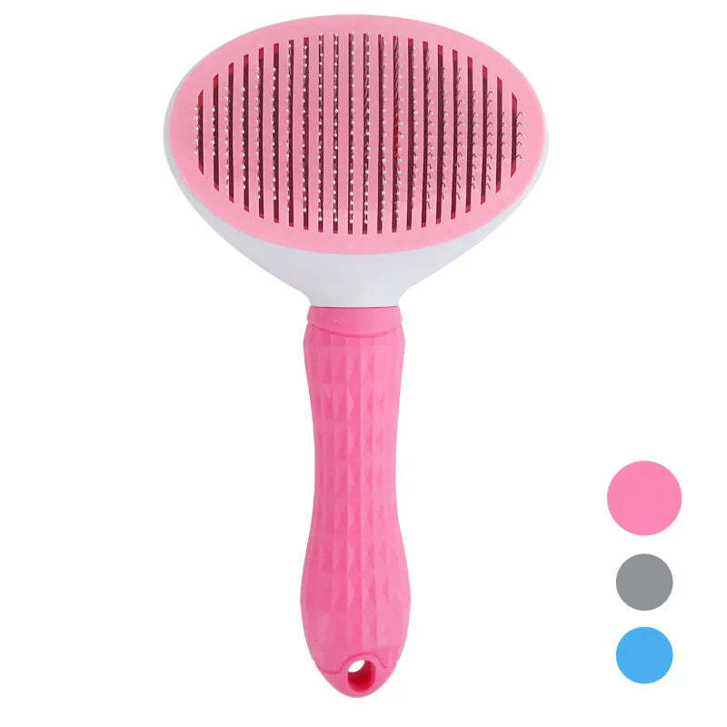  Self-Cleaning Slicker Brush — Remove Pet Hair in Seconds