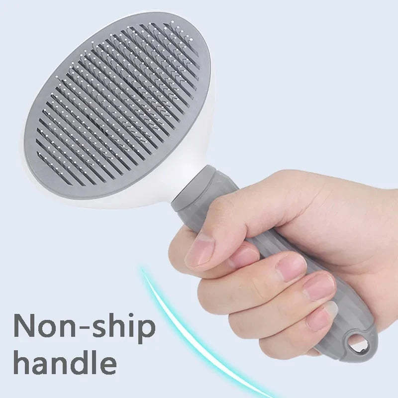  Self-Cleaning Slicker Brush — Remove Pet Hair in Seconds