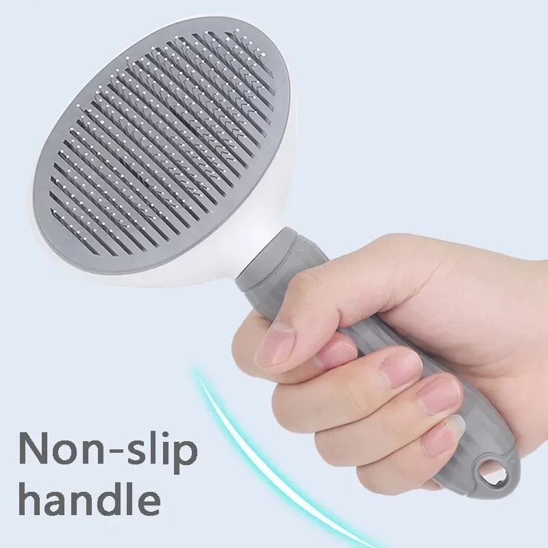  Self-Cleaning Slicker Brush — Remove Pet Hair in Seconds