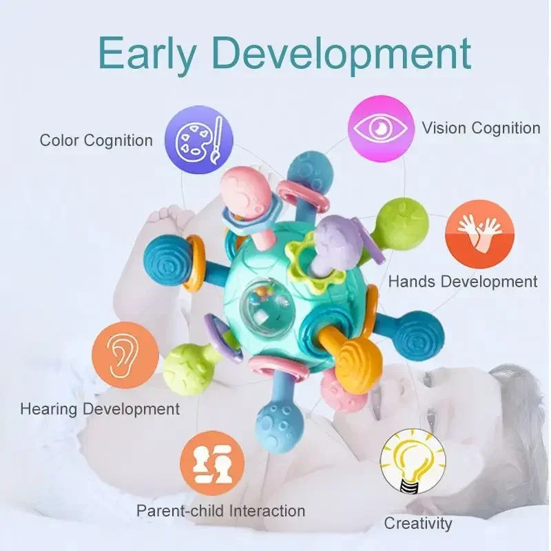 3-in-1 Silicone Teether