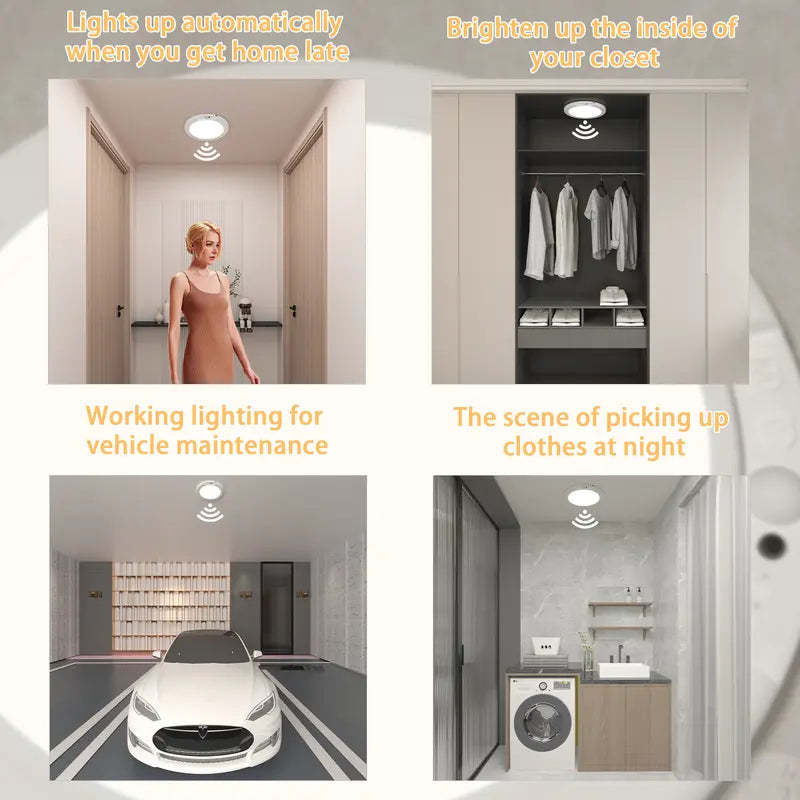 🔥Limited-time 49% off offer!💡Magnetic Motion Sensor Ceiling Light with Remote✨