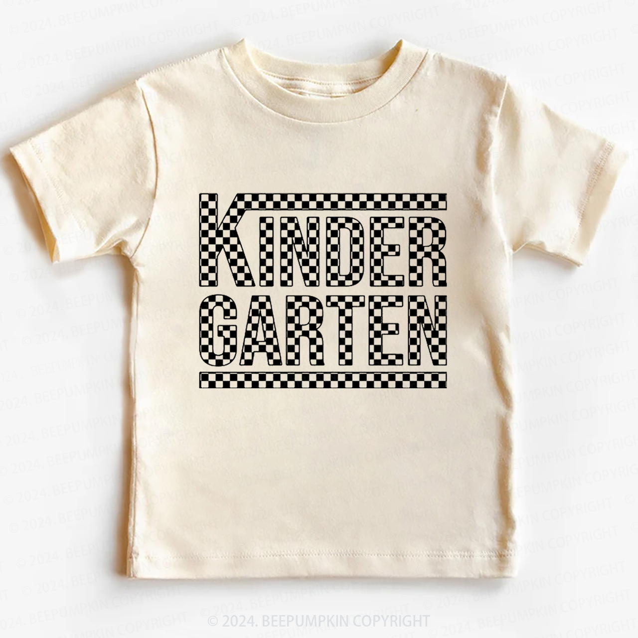 Checkered Kindergarten Back To School Toddler&Kids Tees