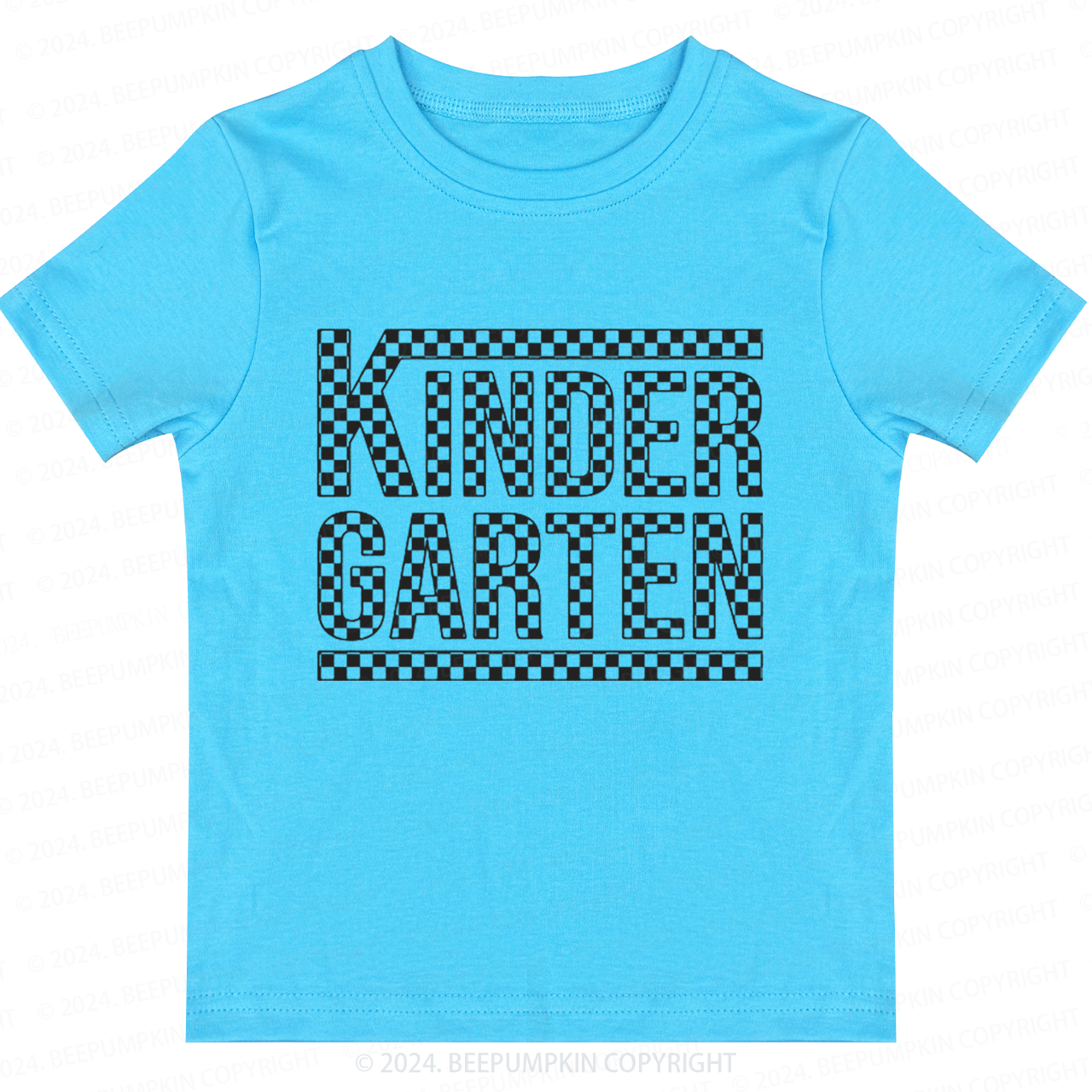 Checkered Kindergarten Back To School Toddler&Kids Tees