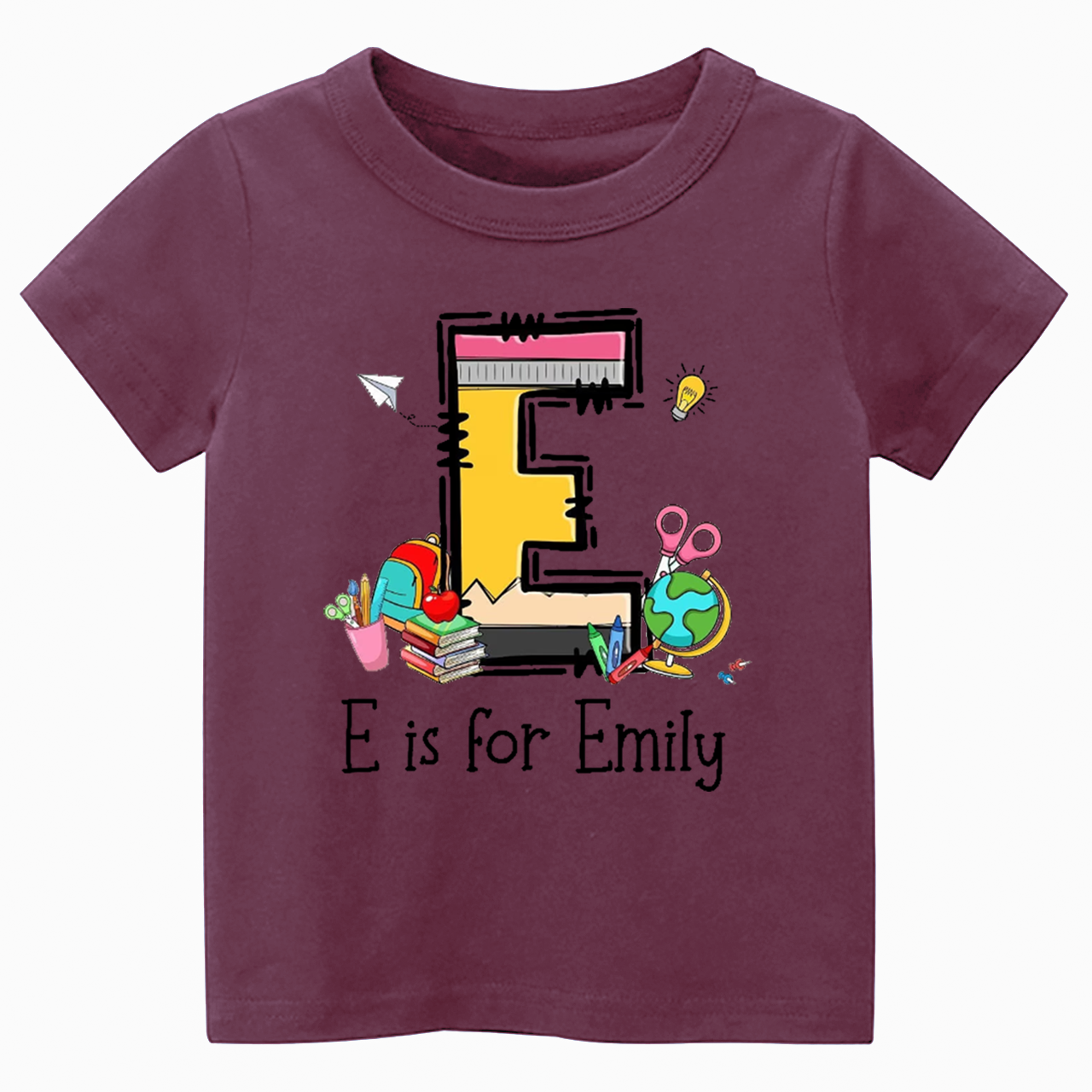Personalized Name Pencil Toddler&Kid's Tees Osebee