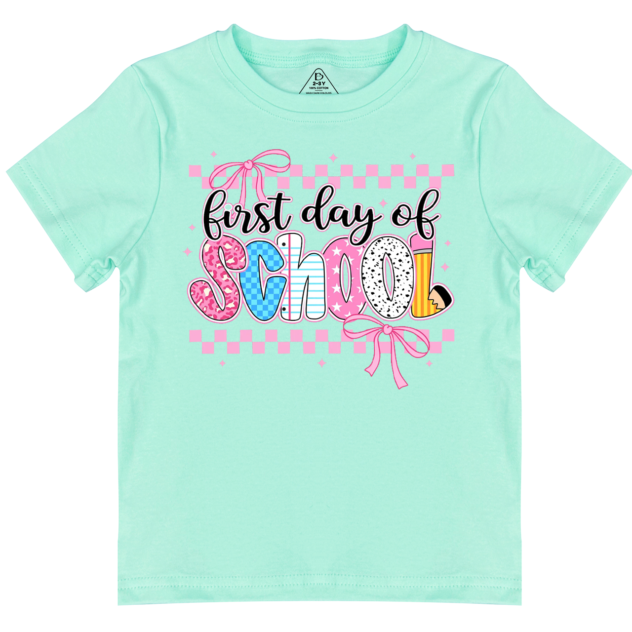 Coquette First Day Of School Toddler&Kid's Tees Osebee