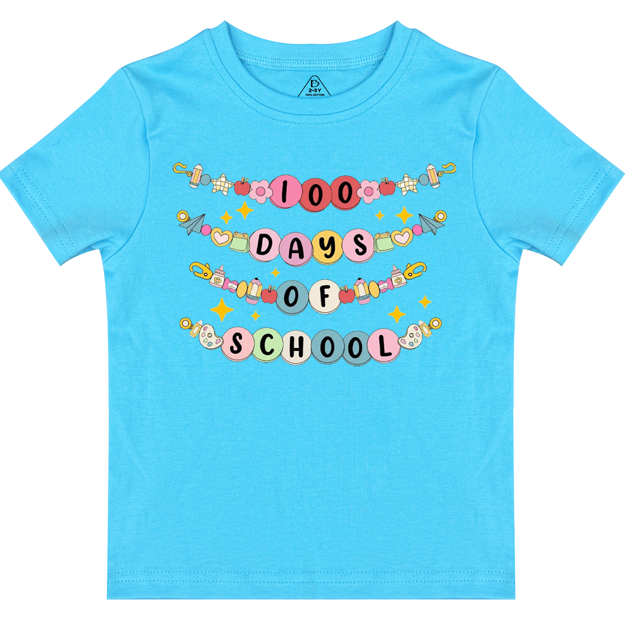 100 Days Of School Bracelet Toddler&Kid's Tees Osebee