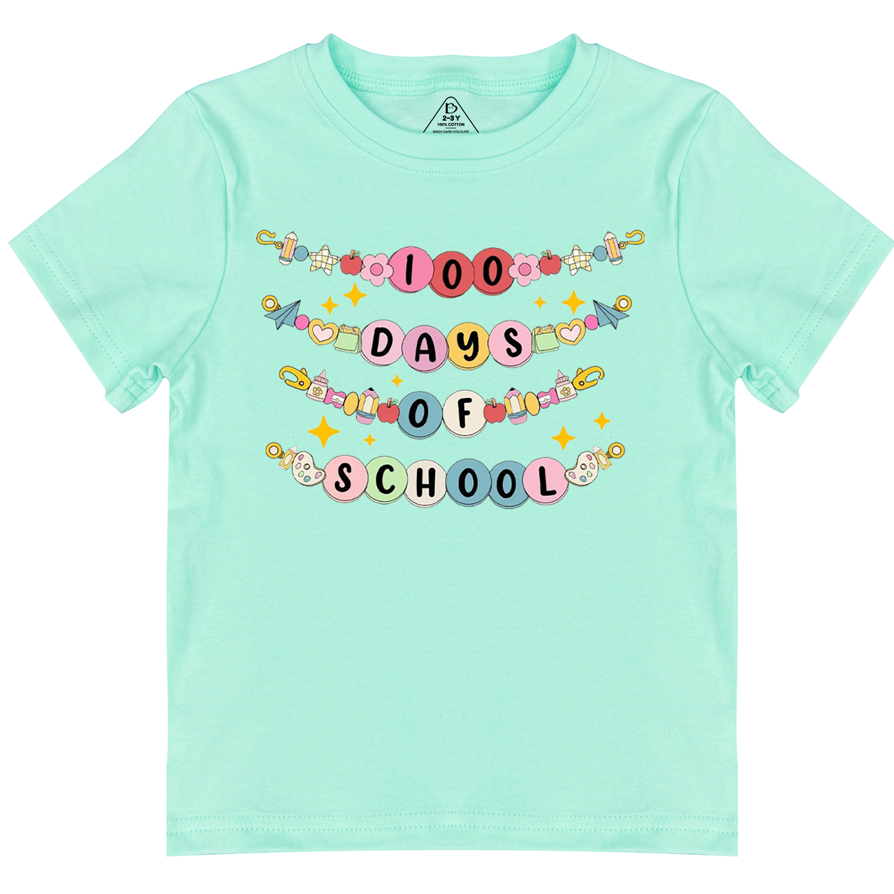 100 Days Of School Bracelet Toddler&Kid's Tees Osebee