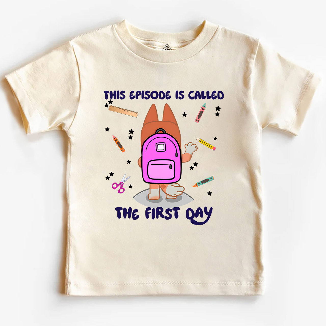 Personalized Back To School Dog Toddler&Kids Tees