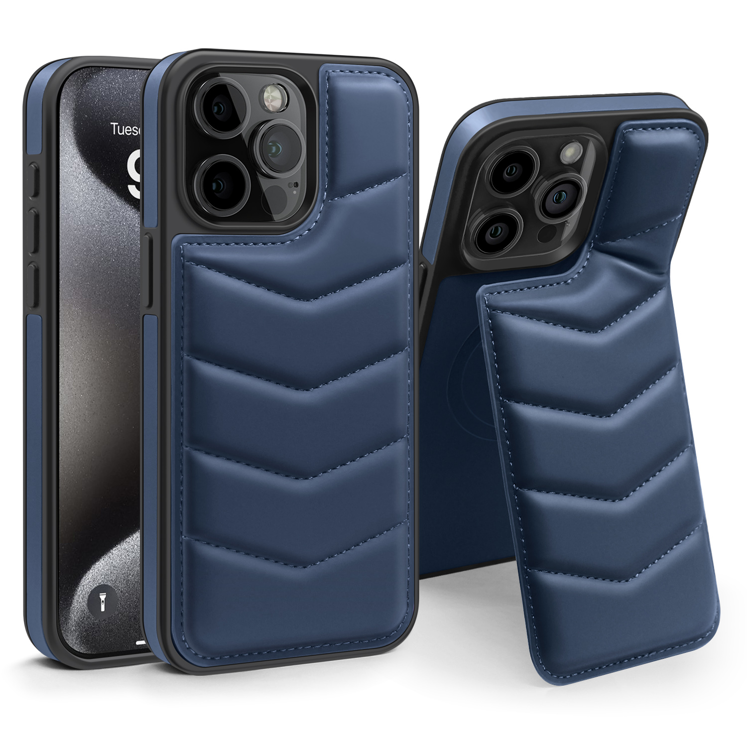 💝Personalized Leather textured flip phone case