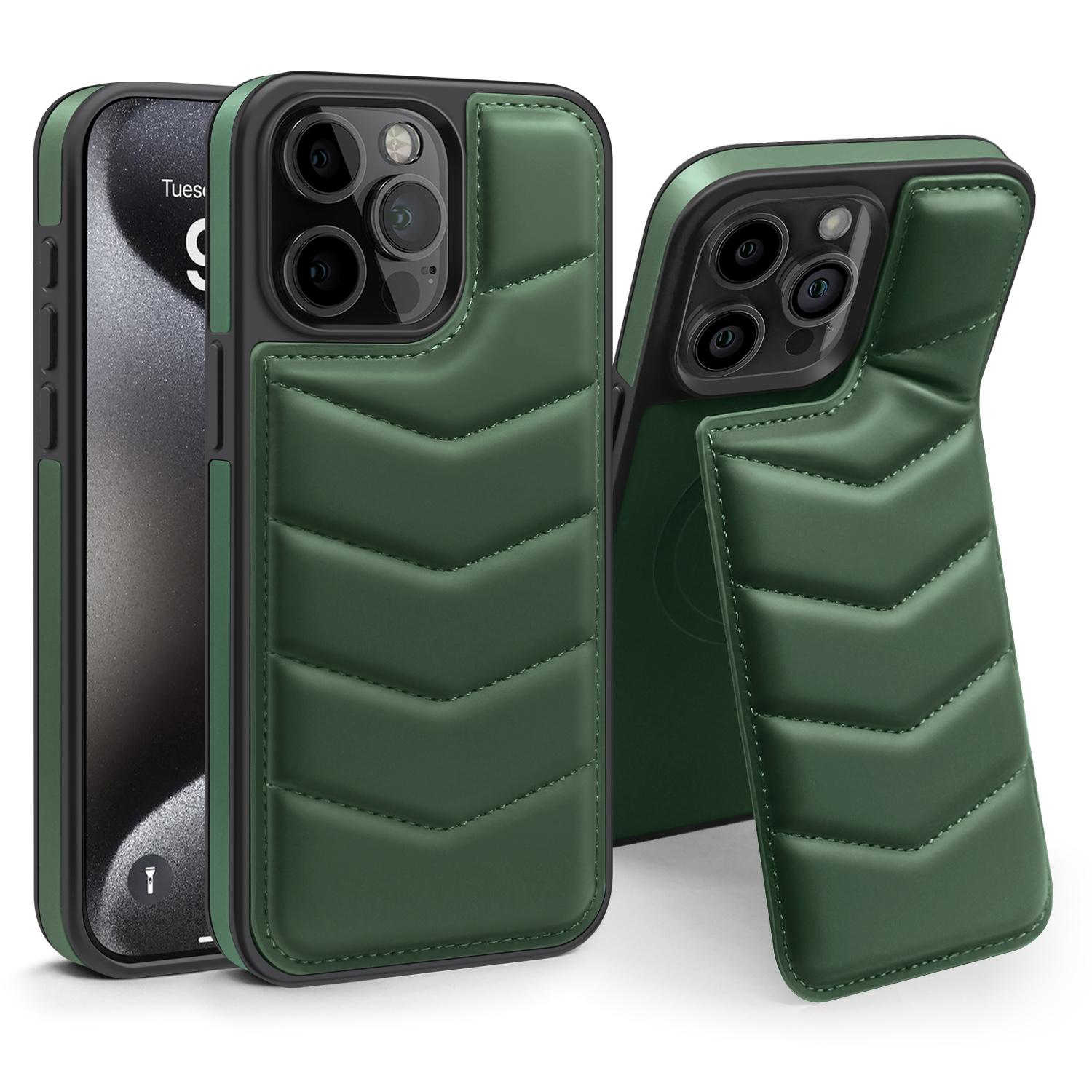 💝Personalized Leather textured flip phone case