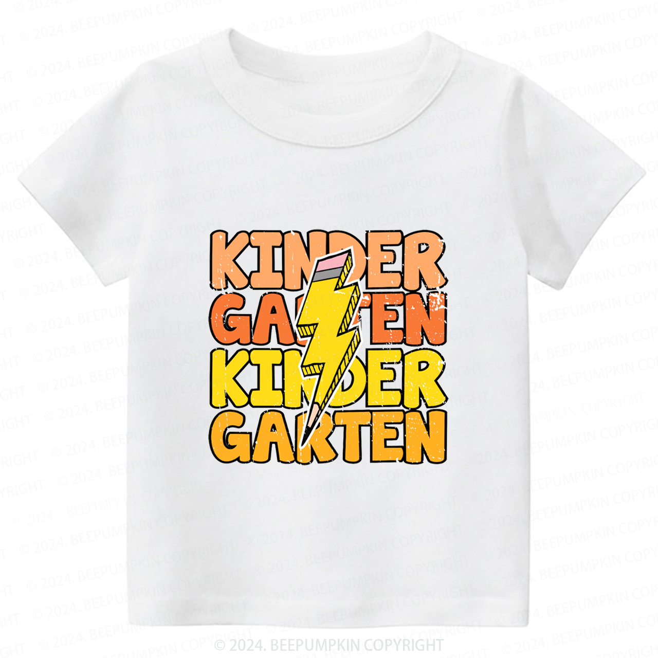 Kindergarten Lightning Bolt Back To School Shirt