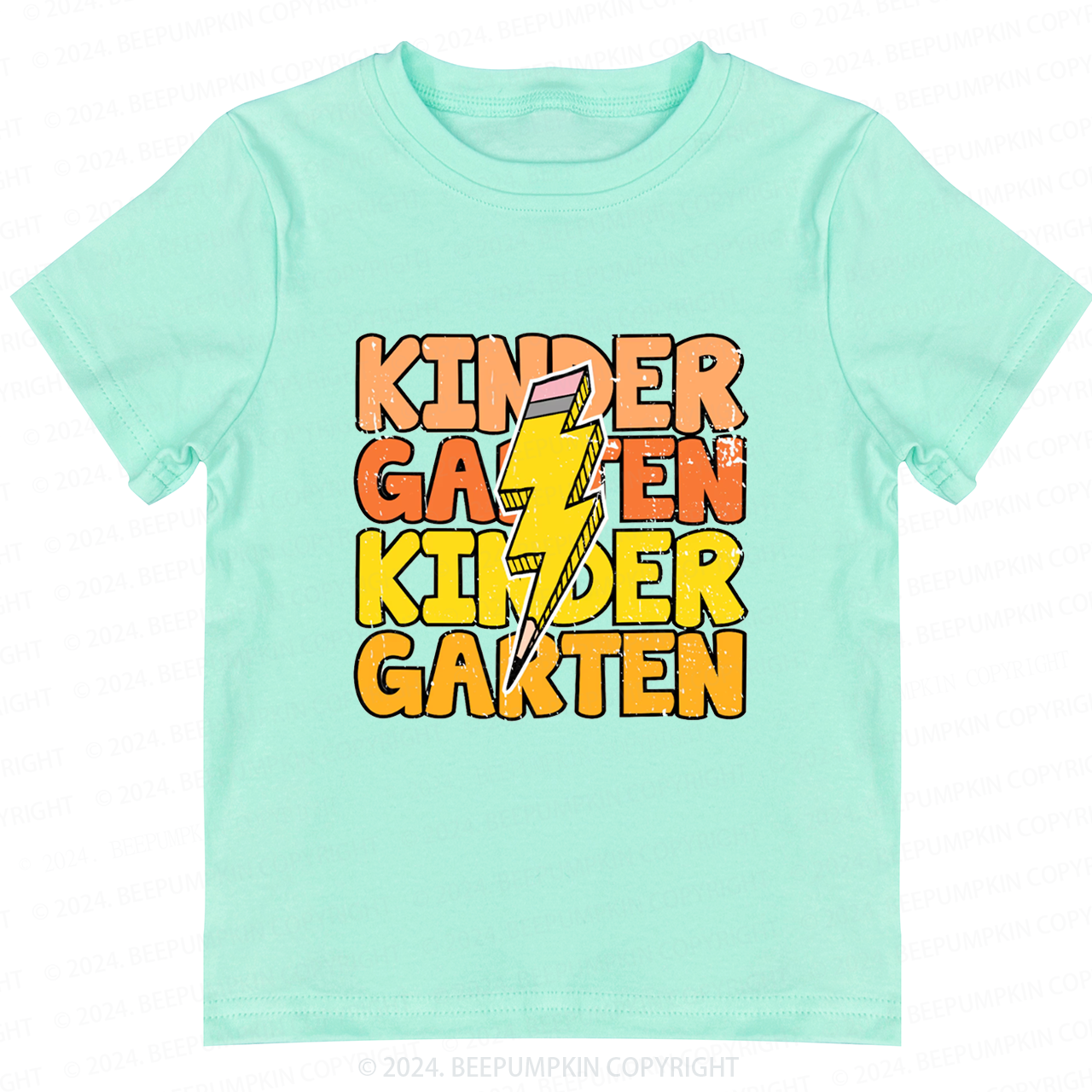 Kindergarten Lightning Bolt Back To School Shirt