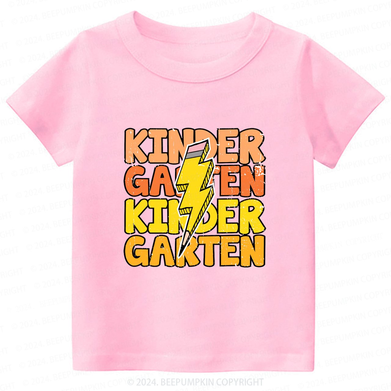 Kindergarten Lightning Bolt Back To School Shirt