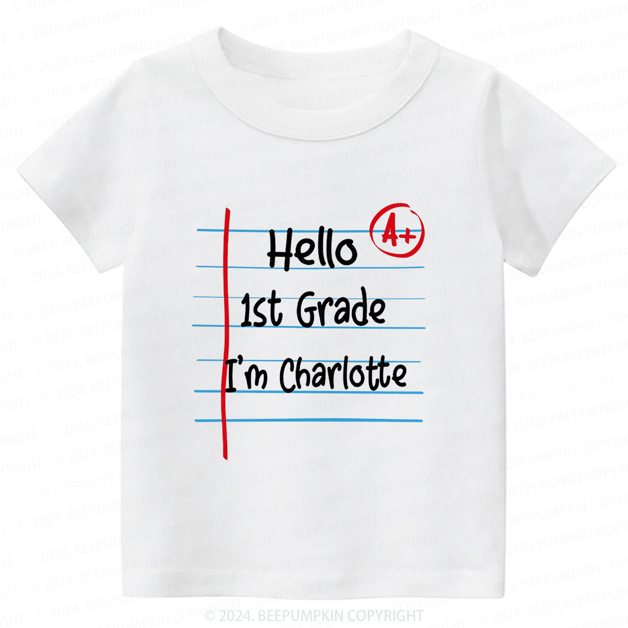 Personalized Grade I'm Name Back To School Shirt
