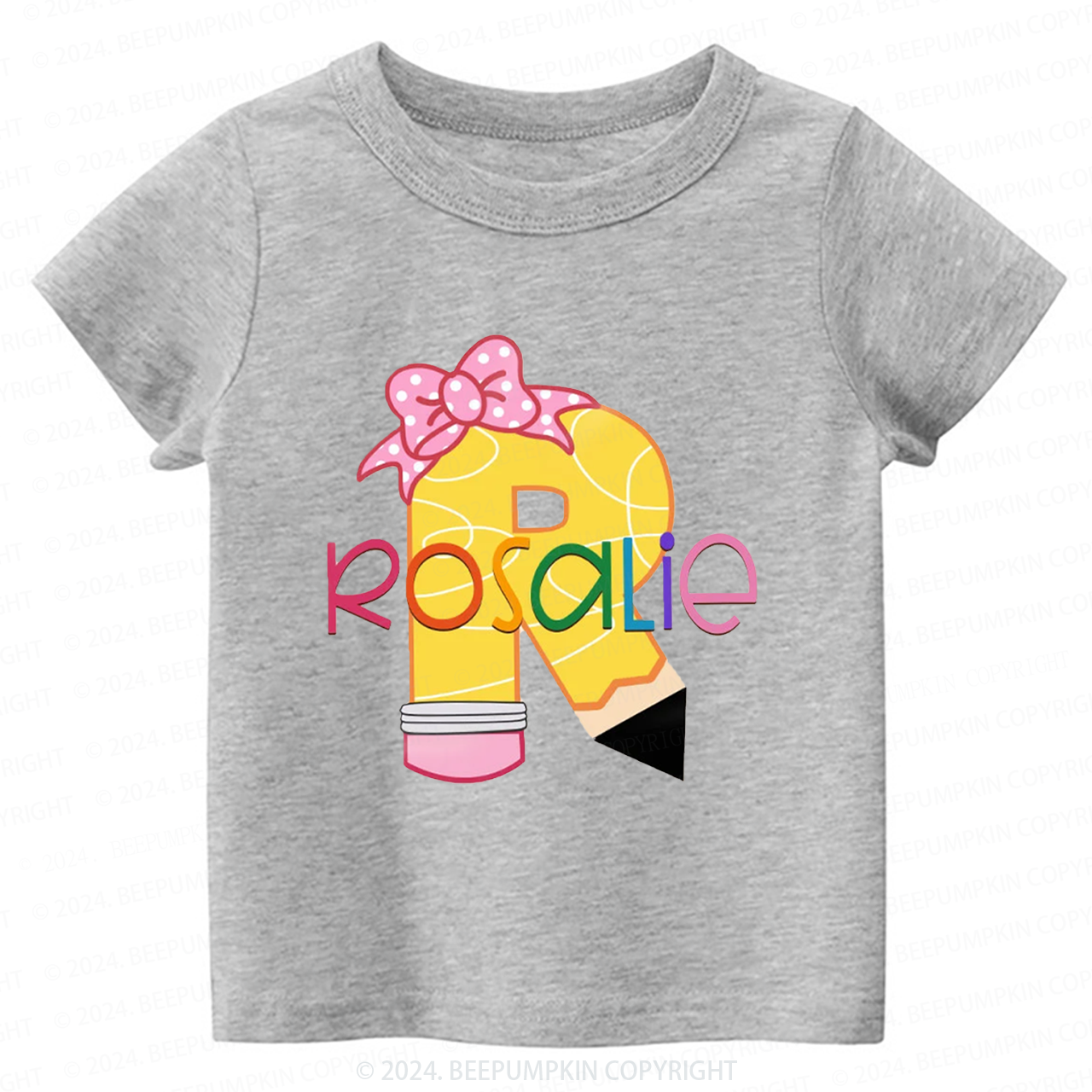 Personalized Pencil Back To School Shirt