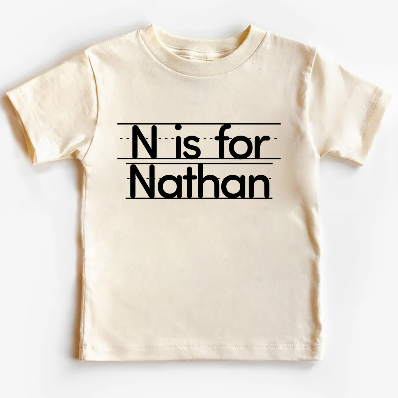 Custom Initial Back To School Shirt