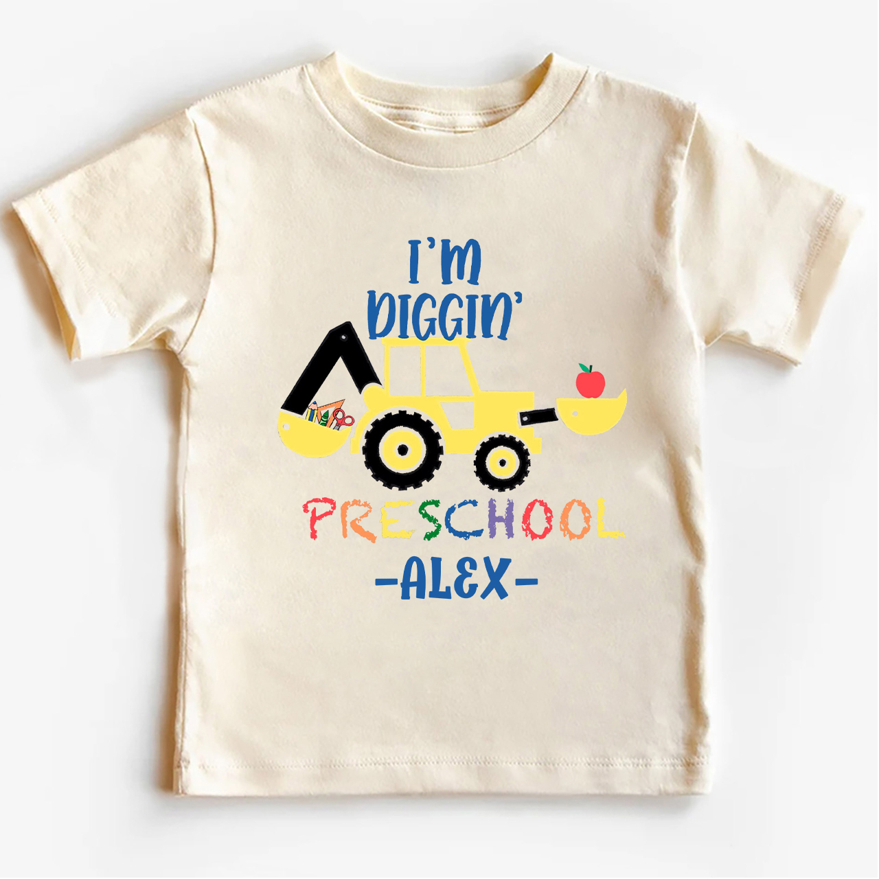 I'm Diggin' Personalized Preschool Shirt