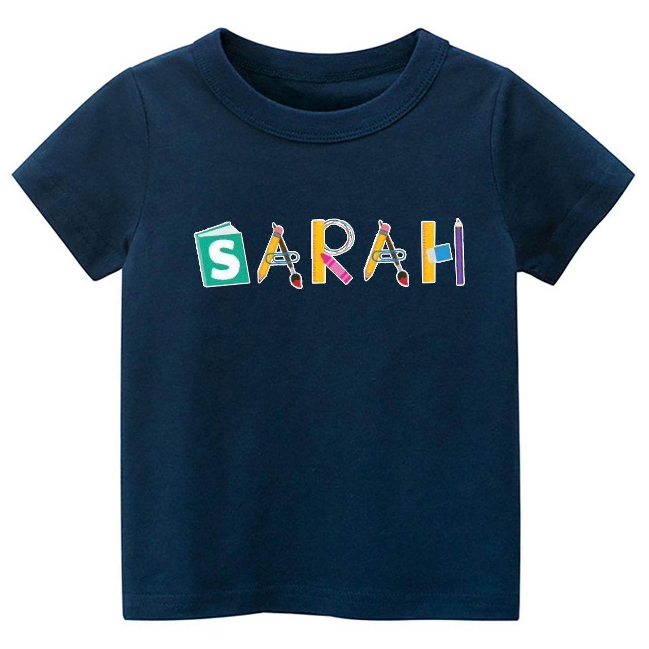 Personalized Book Pencil Back To School Toddler Shirts