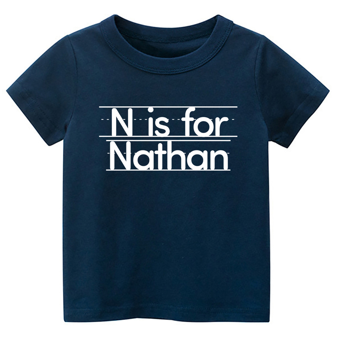 Custom Initial Back To School Shirt