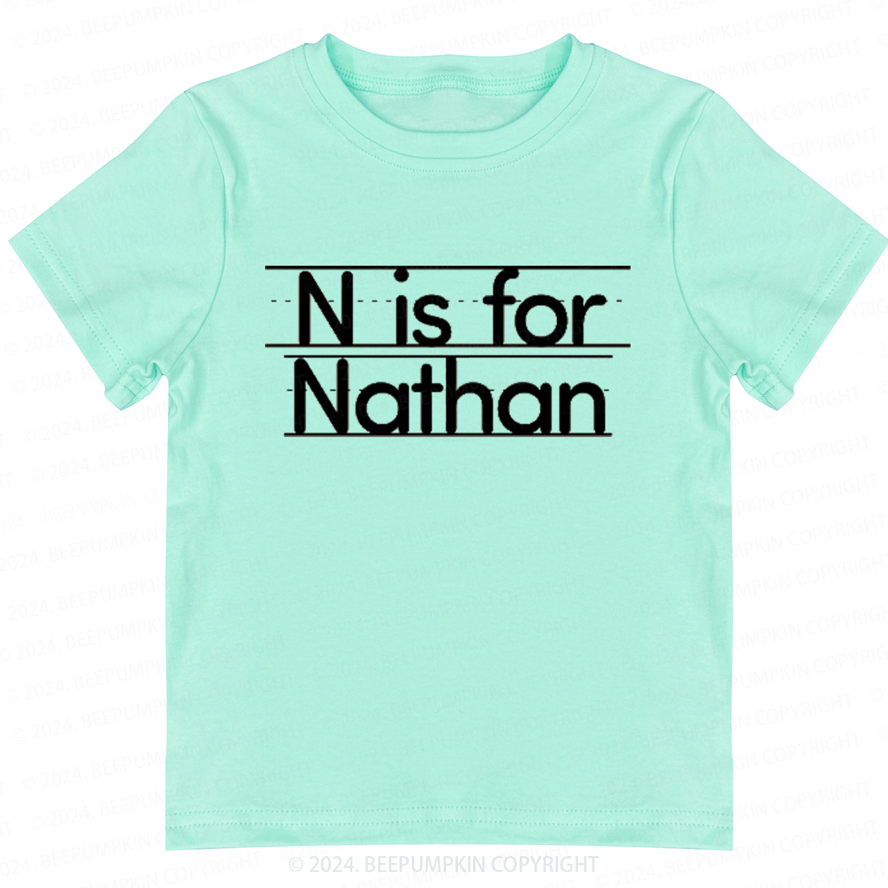 Custom Initial Back To School Shirt