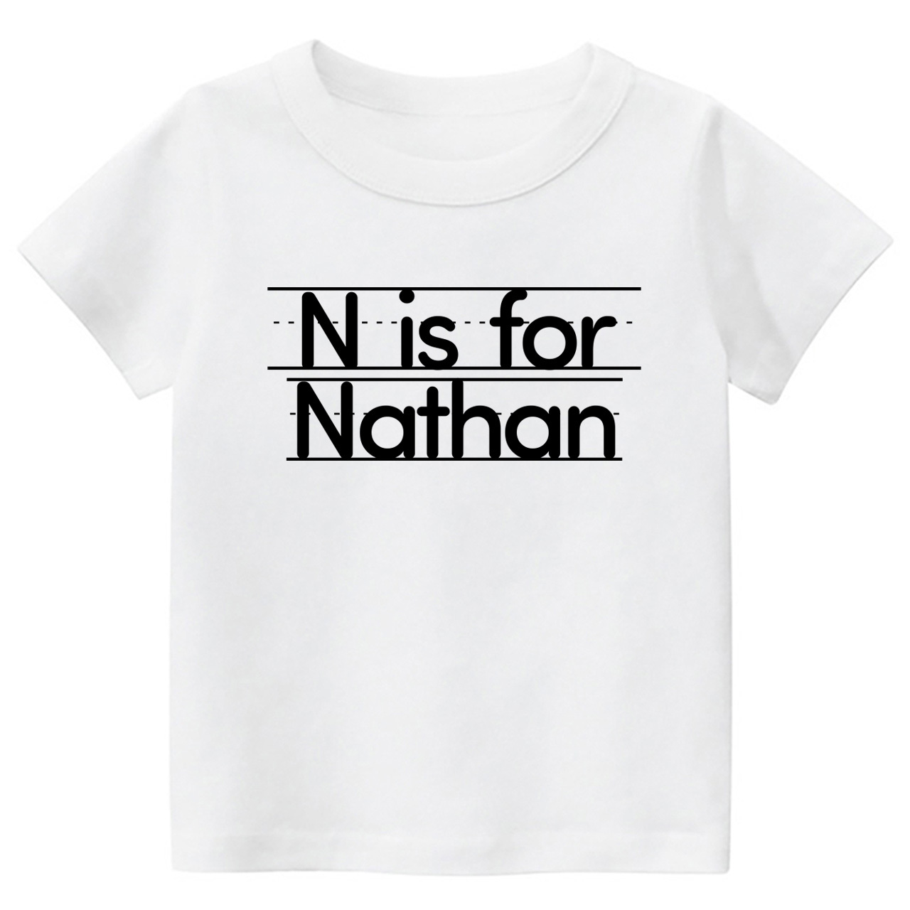 Custom Initial Back To School Shirt