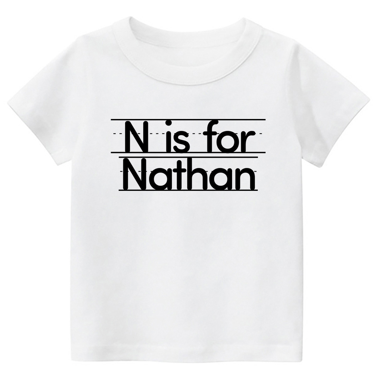 Custom Initial Back To School Shirt