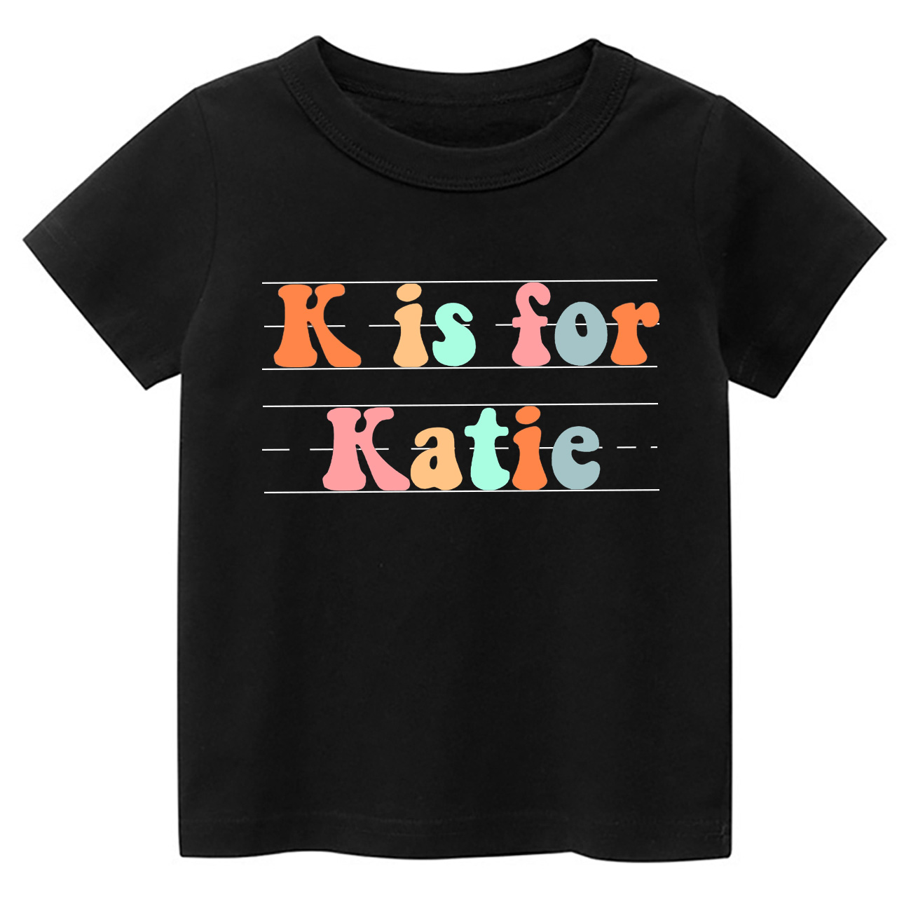 Personalized Alphabet Name Preschool Shirt For Kids