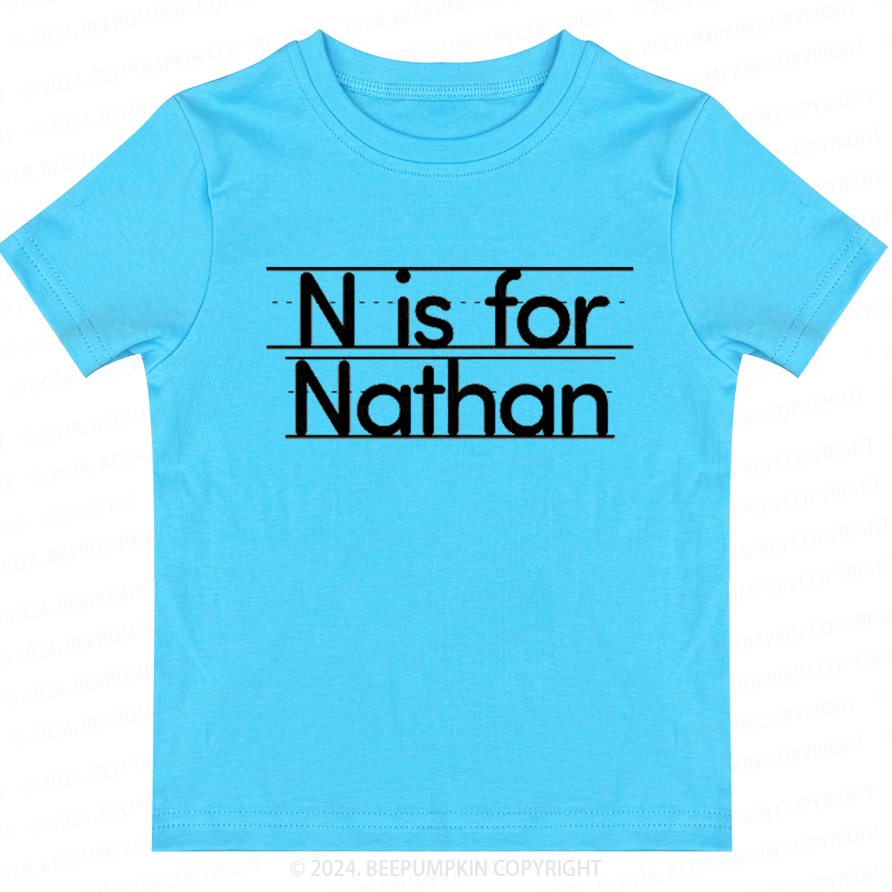 Custom Initial Back To School Shirt