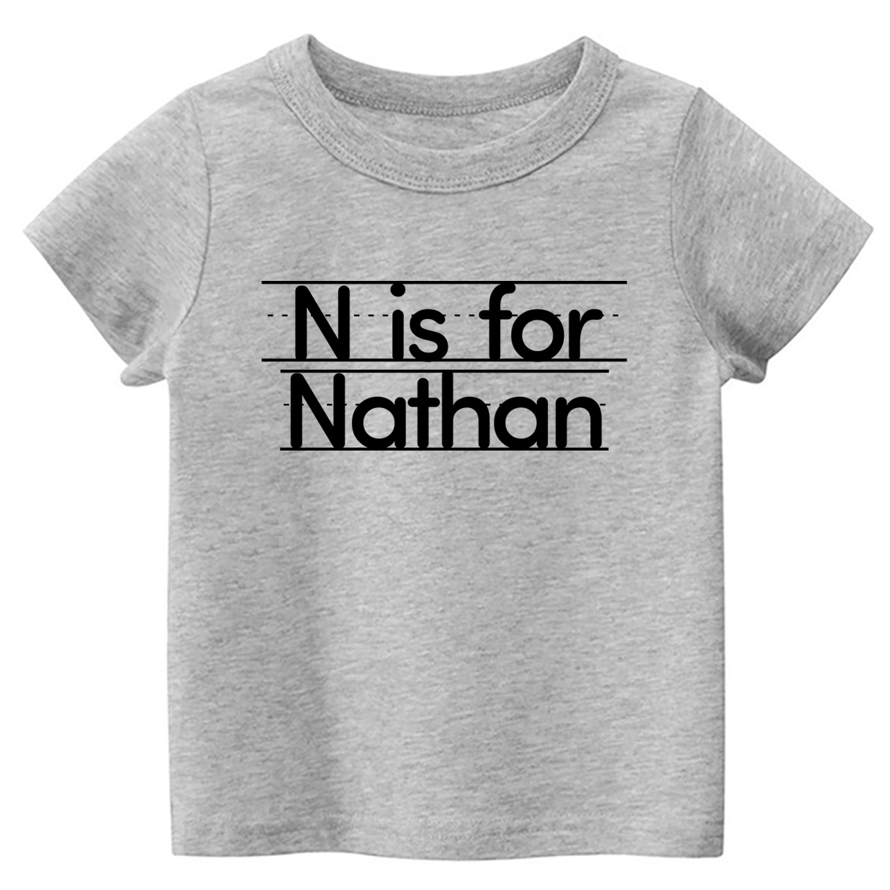 Custom Initial Back To School Shirt
