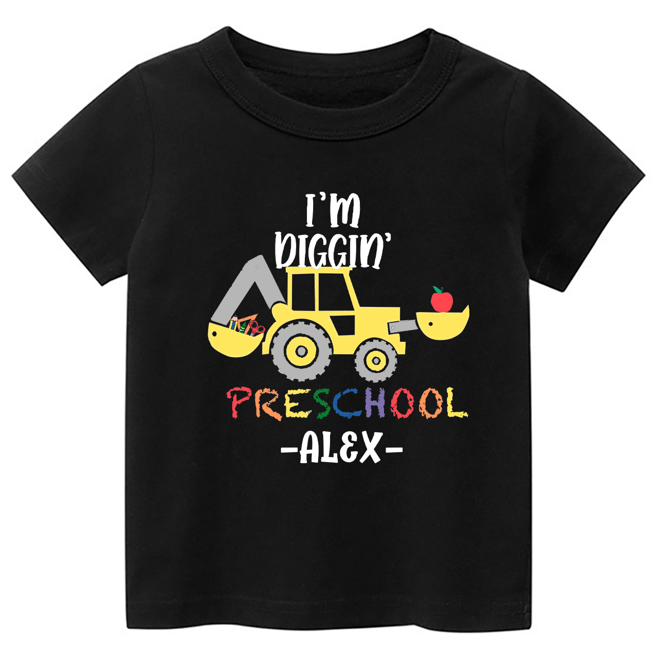 I'm Diggin' Personalized Preschool Shirt