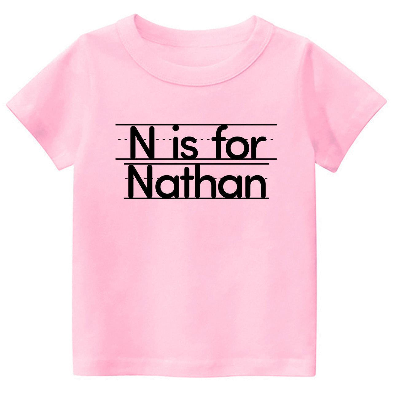 Custom Initial Back To School Shirt
