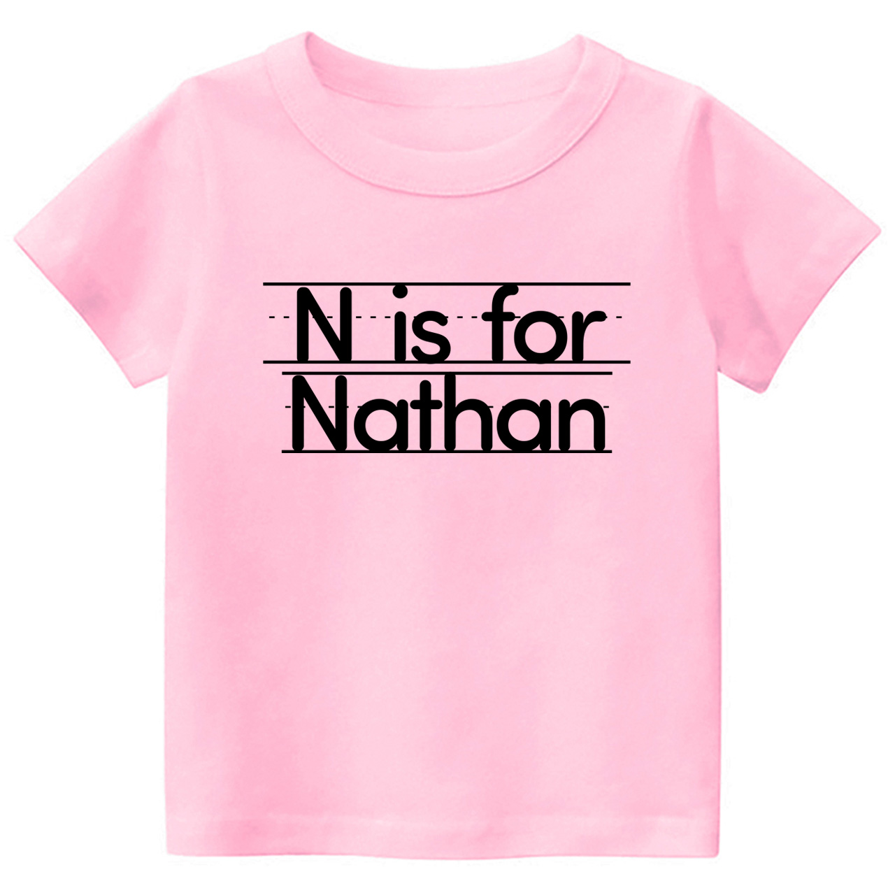 Custom Initial Back To School Shirt