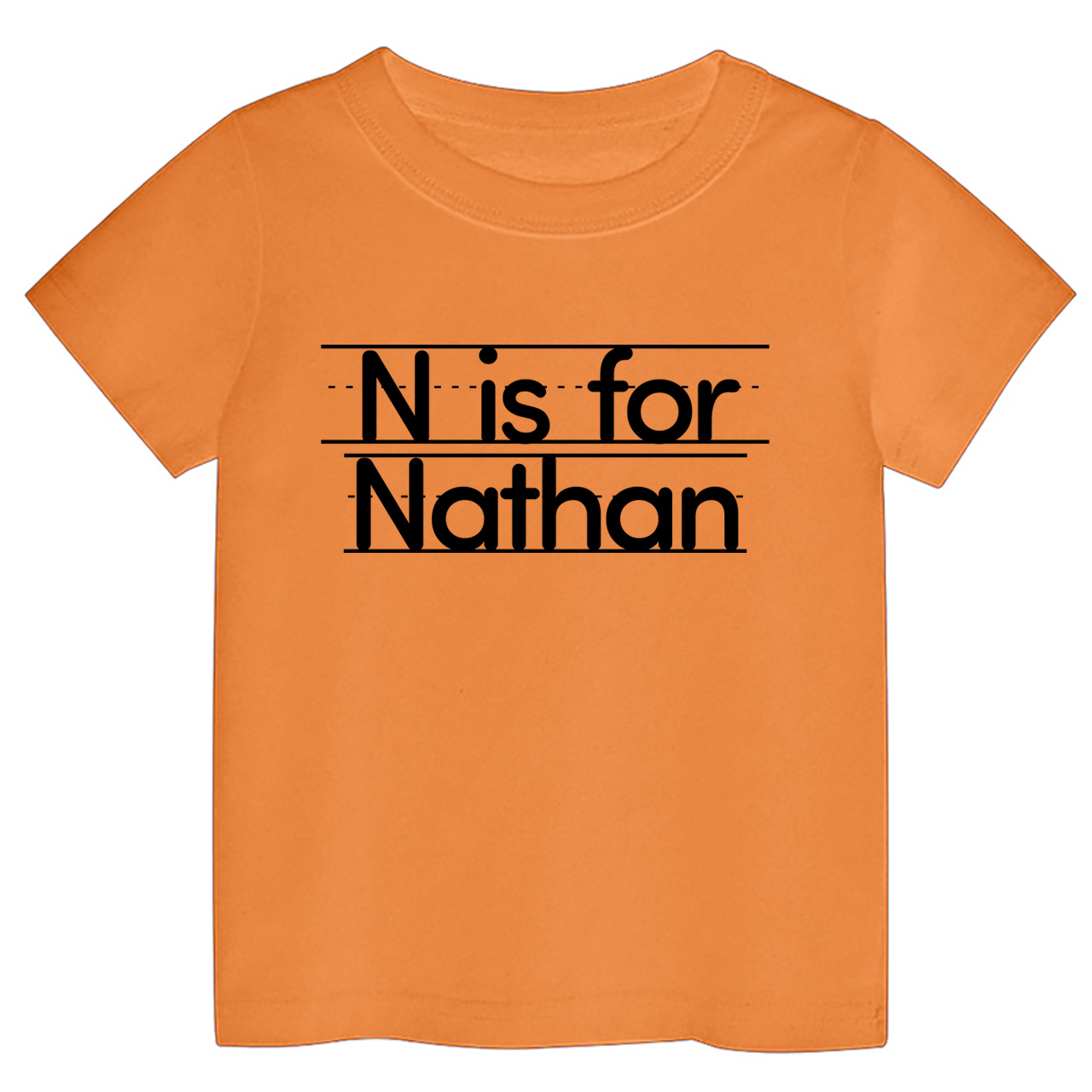 Custom Initial Back To School Shirt