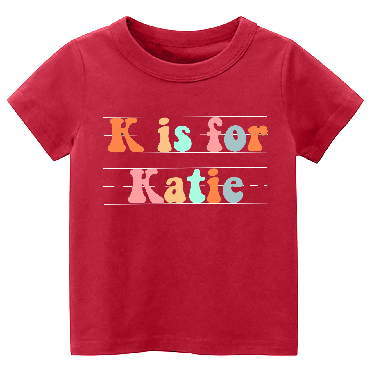 Personalized Alphabet Name Preschool Shirt For Kids