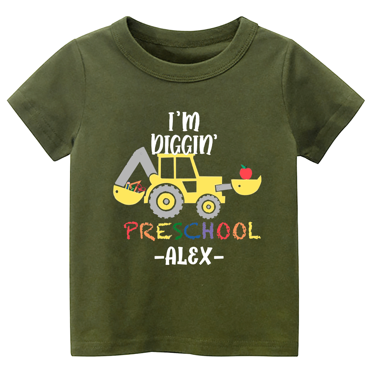I'm Diggin' Personalized Preschool Shirt